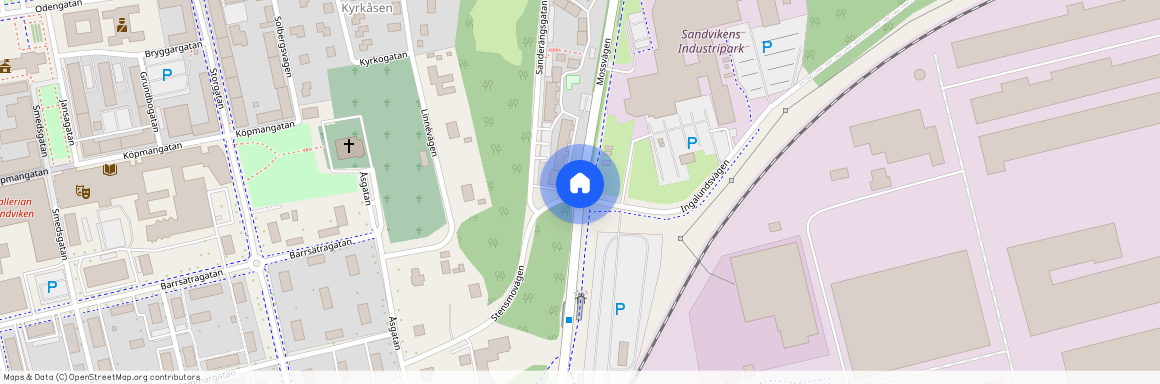 Mossvägen, Sandviken