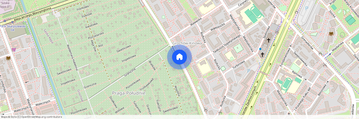 ul. Kinowa, Grochów, Praga-Południe, Warszawa, mazowieckie