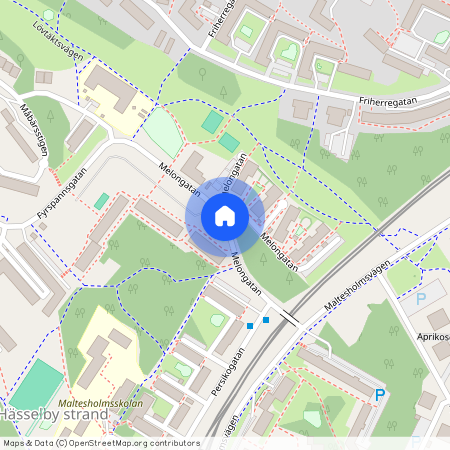 Melongatan, Hässelby