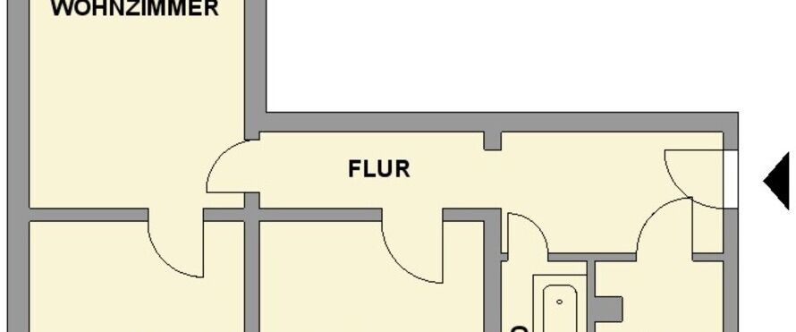 3-Raum-Wohnung - Photo 1