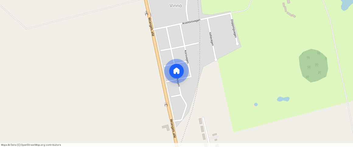 Vaktelvägen, Färlöv