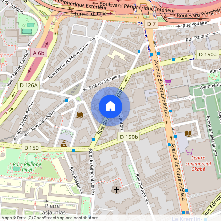 Rue du Général Leclerc, Francja, Le Kremlin-Bicêtre