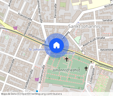 Zwei Zimmer Wohnung im Stadtteil Johannis - Foto 1