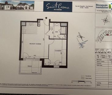 Location appartement 2 pièces 45.28 m2 à Tours - Photo 4