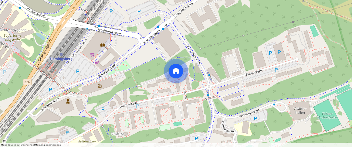 Visättravägen **, Flemingsberg