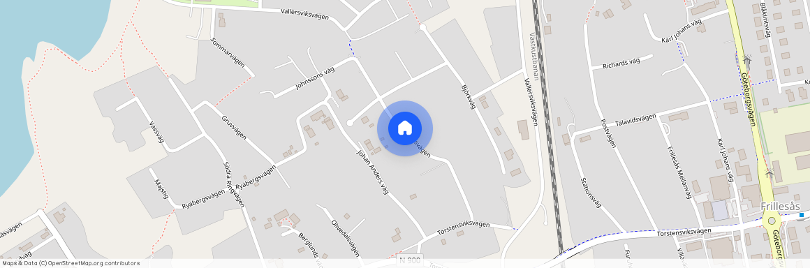 Gunnesvägen, Frillesås