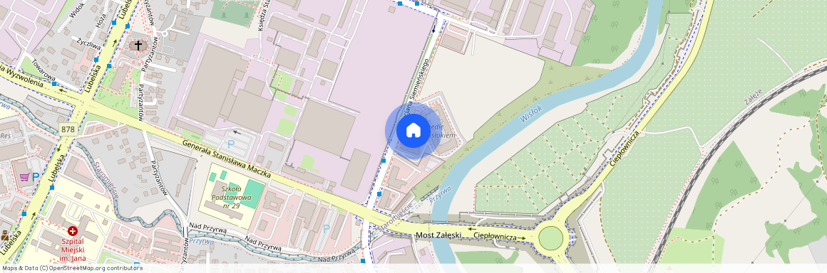 ul. Lucjana Siemieńskiego, Staromieście, Rzeszów, podkarpackie