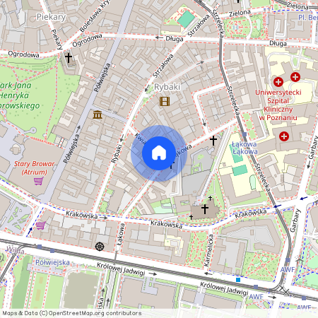 ul. Kwiatowa, Centrum, Stare Miasto, Poznań, wielkopolskie