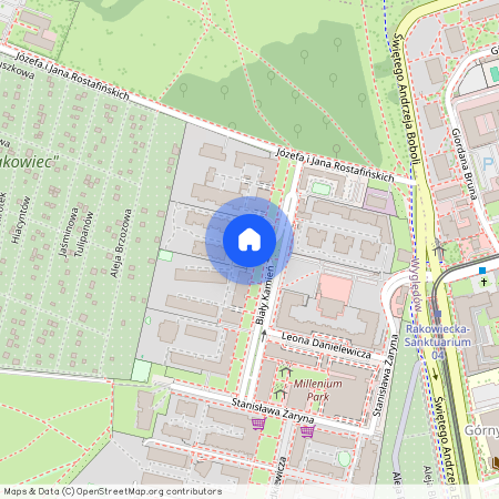 Mokotów, Wyględów, ul. Biały Kamień 5, Warszawa