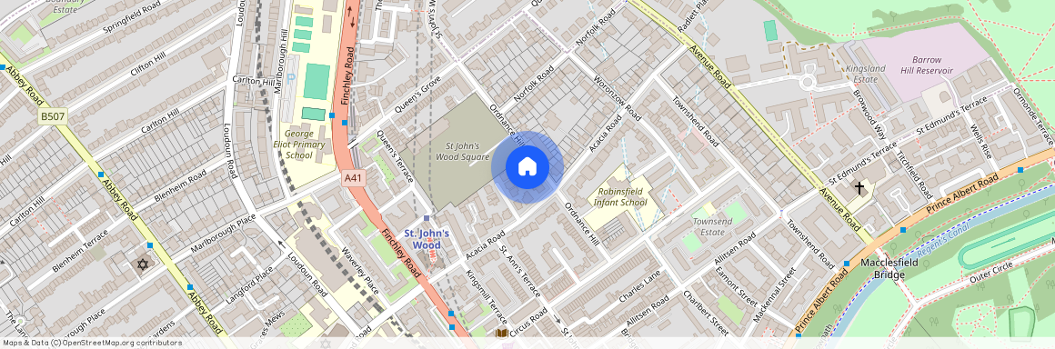 Ordnance Hill, St Johns Wood, London, NW8