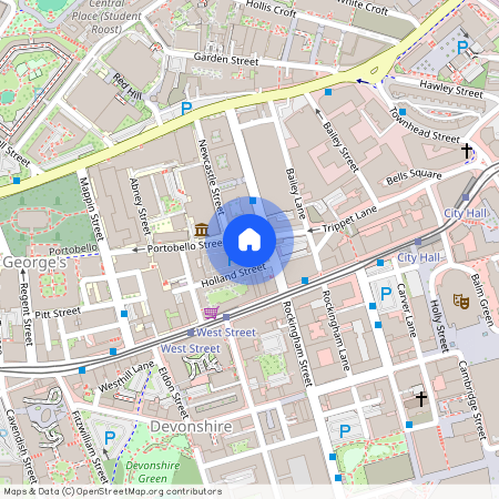 Plot Portobello House, Classic Studio at Nationwide, 3 Portobello St, Sheffield City Centre, S1