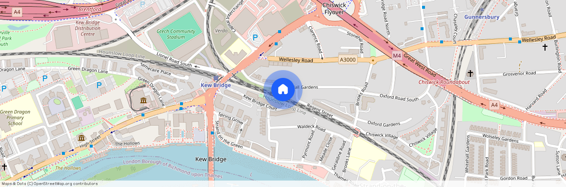 M-3, Kew Curve, Capital Interchange Way, Brentford, TW8