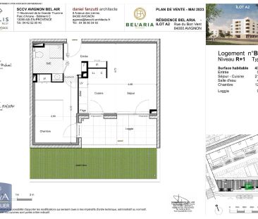 Appartement à louer 2 pièces 43.2m² - Photo 1