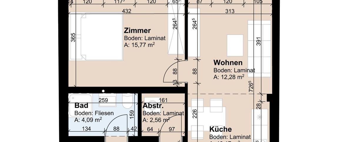 Geförderte Charmante Altbauwohnung mit Balkon - Photo 1