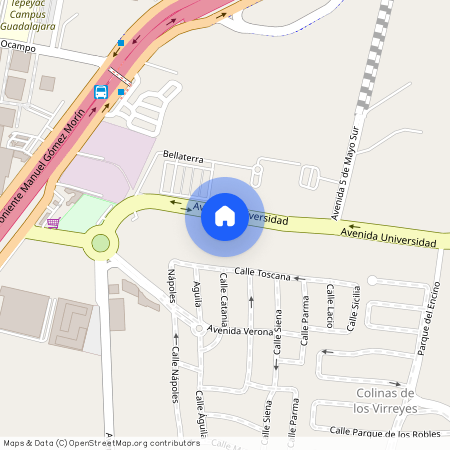 Avenida Universidad, San Juan de Ocotán, Zapopan, Región Centro, Jalisco, 45019, México