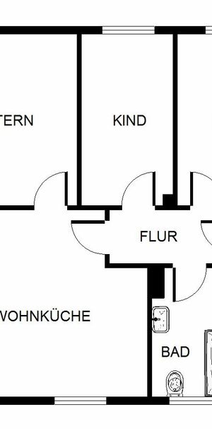 3-Zimmer-Wohnung in Gelsenkirchen Scholven - Photo 1