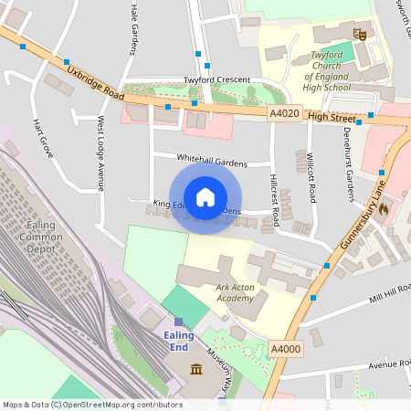 King Edwards Gardens, London, W3