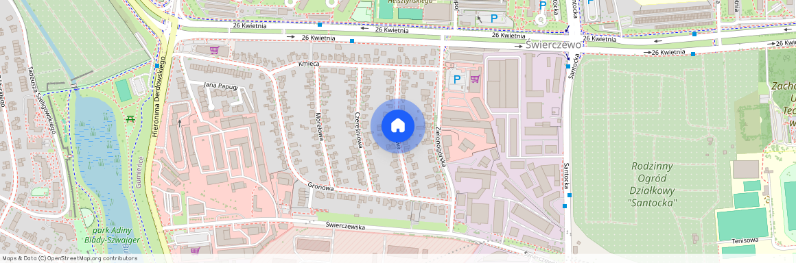 Podjuchy, ul. Kruszcowa, Szczecin