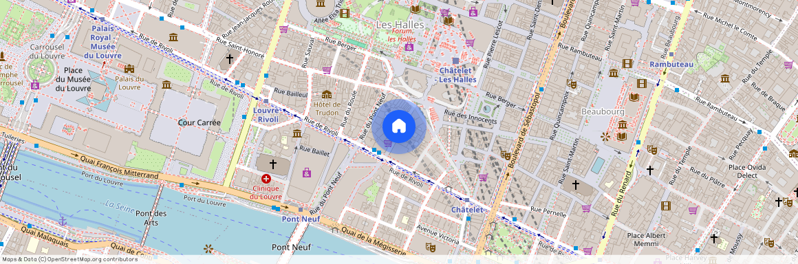 Rue des Bourdonnais, 75001, Paris