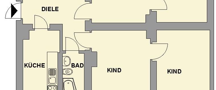 Neu sanierte 4-Raum-Wohnung in zentraler Lage - Photo 1