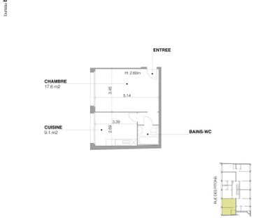 2 Zimmer, 31 m², 2. Stock - Foto 4