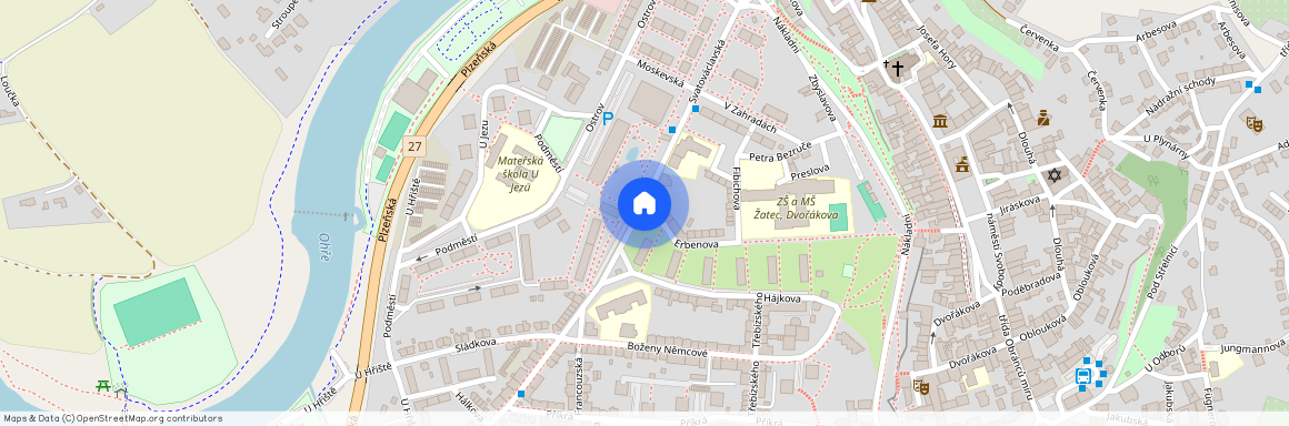 ulice Havlíčkovo náměstí, Žatec