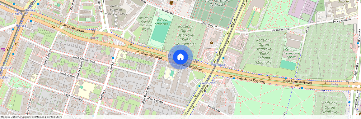 al. Wiśniowa, Powstańców Śląskich, Krzyki, Wrocław, dolnośląskie