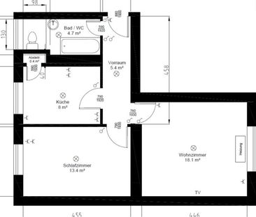 Wohnung im Zentrum von Linz - Nähe Bahnhof, ausgezeichnete öffentli... - Photo 3