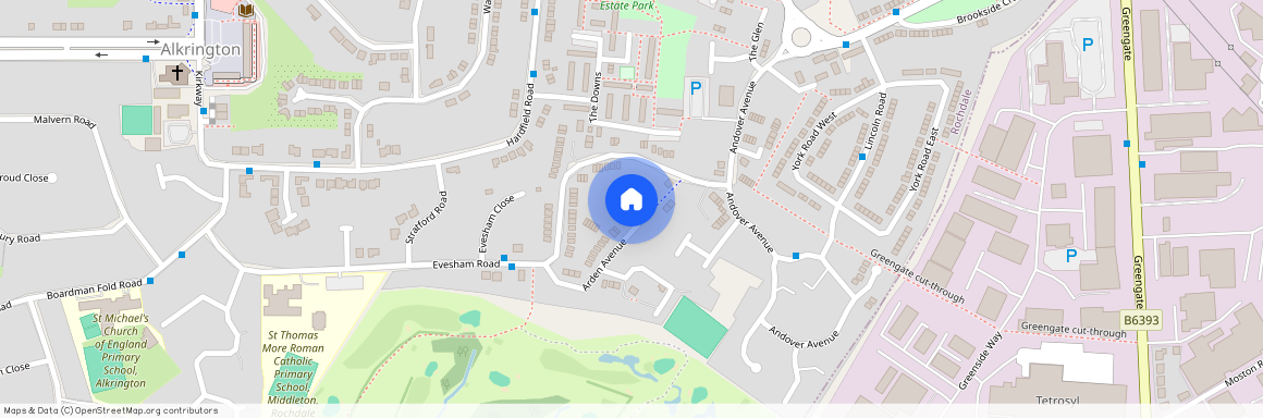 Evesham Walk, Middleton, M24