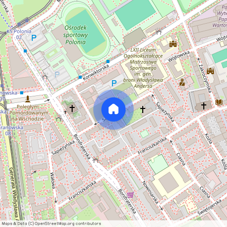 ul. Sapieżyńska, Nowe Miasto, Śródmieście, Warszawa, mazowieckie