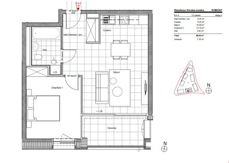 2 ½ PIÈCES AVEC BALCON SUD - Proche de la gare ! - Foto 5