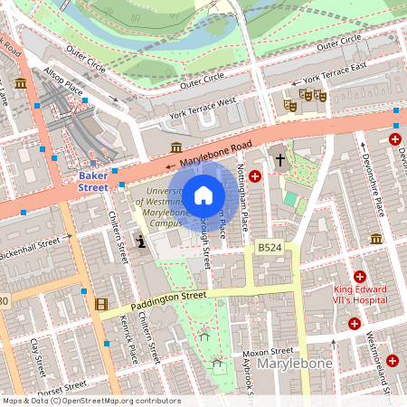 Albert Mansions, London, W1U