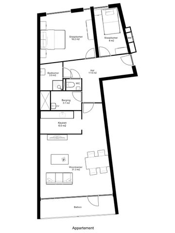 Te huur: Appartement Til Brugmanplantsoen in Den Haag - Foto 4