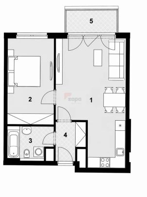 Pronájem bytu 2+kk/B 59 m - Photo 1