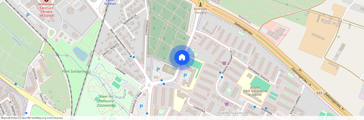 ul. Szkolna, Lubin, lubiński, dolnośląskie