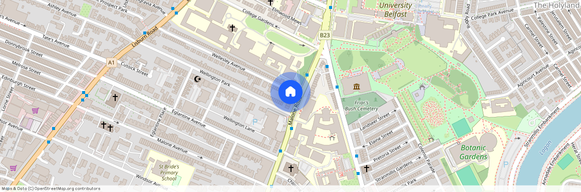 Apt 3, 7 Malone Road, Belfast BT9 6RT, Belfast