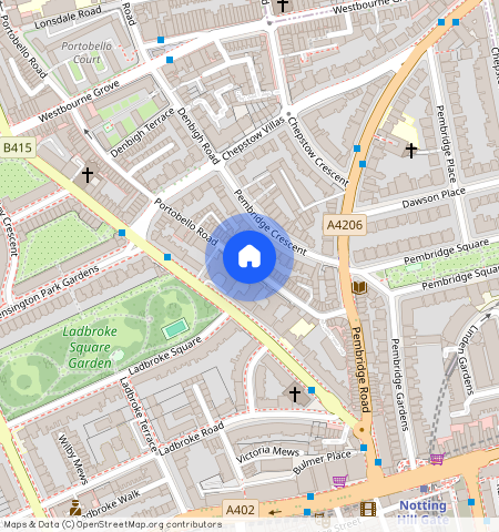 Portobello Road, Notting Hill, W11, London