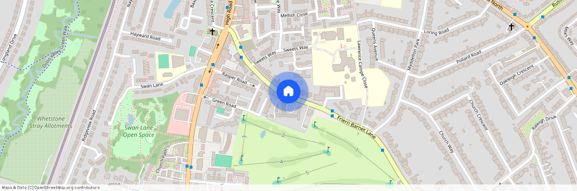 Friern Barnet Lane, Whetstone