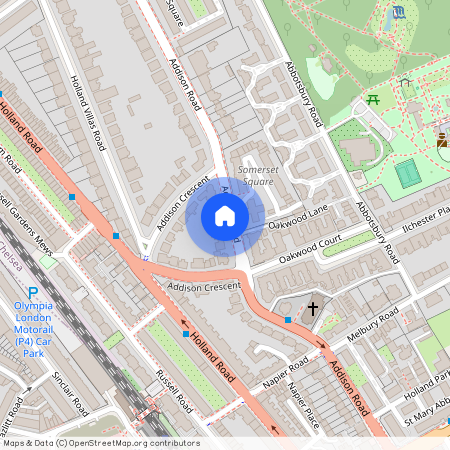 Addison Road, Kensington, London, W14