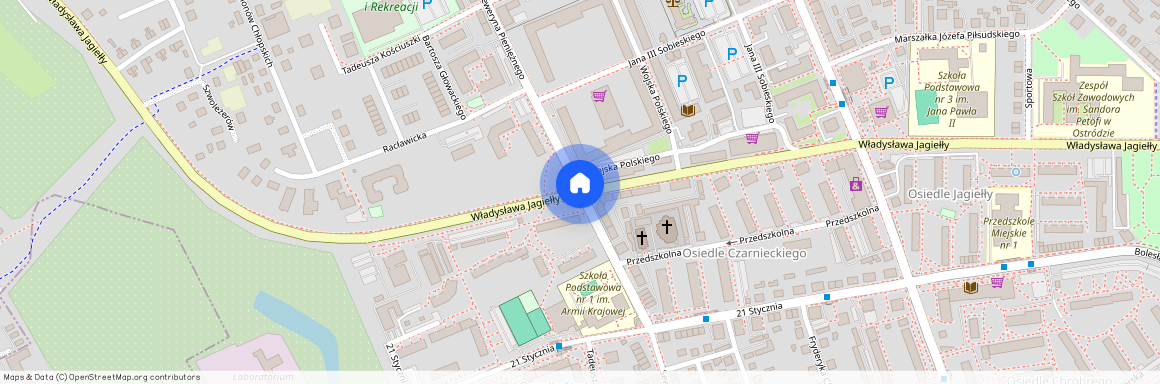 im. Władysława Jagiełły, Ostróda, ostródzki, warmińsko-mazurskie