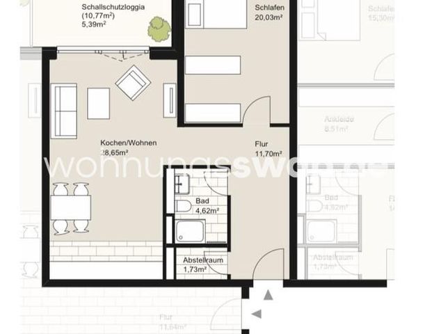 Wohnungsswap - 2 Zimmer, 72 m² - Nagelsweg, Hamburg-Mitte, Hamburg - Foto 1