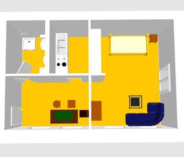 kleine 1,5- RWE mit Einbauküche und Dusche im Görlitzer Zentrum ! - Foto 1