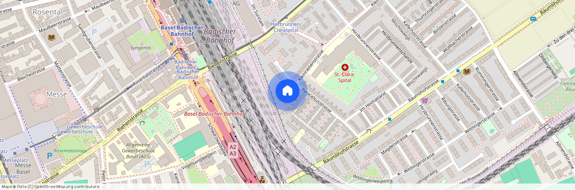 Paracelsusstrasse 37, 4058 Basel