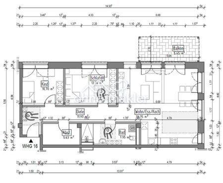 Charmante 3 - Zimmer Wohnung / Neubau - Foto 3