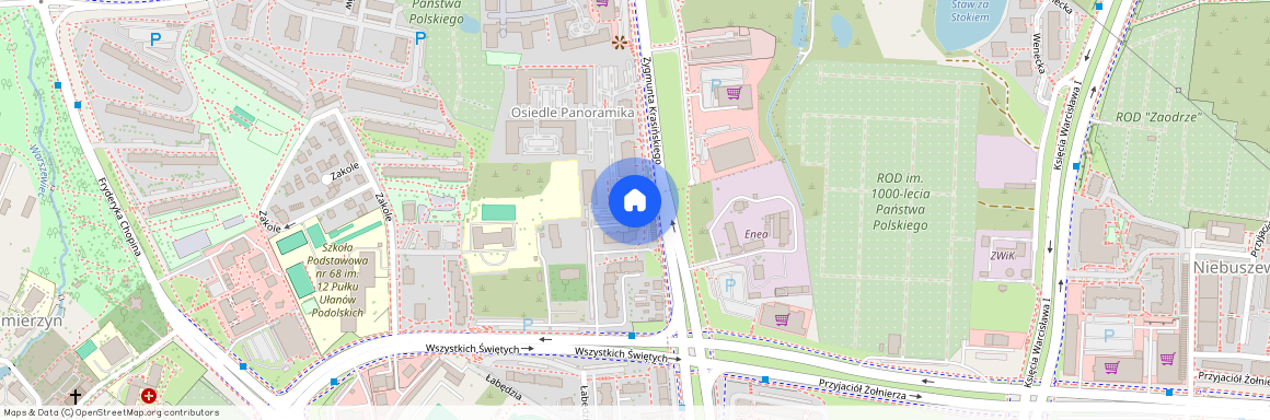 ul. Zygmunta Krasińskiego, Arkońskie-Niemierzyn, Zachód, Szczecin, zachodniopomorskie