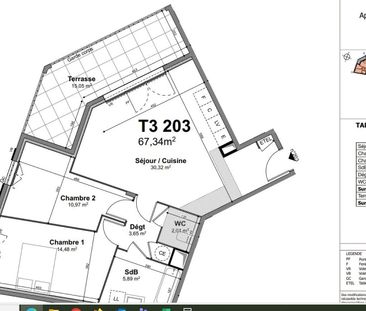 location Appartement T3 DE 67.32m² À BRIGNOLLES - Photo 1