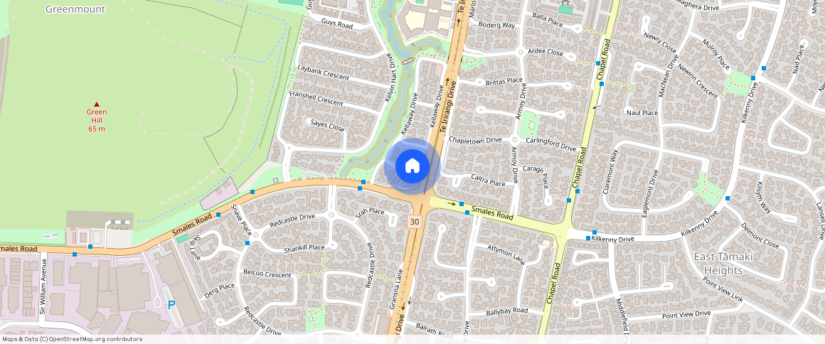 ** Kilbaha Close, East Tamaki, Manukau City