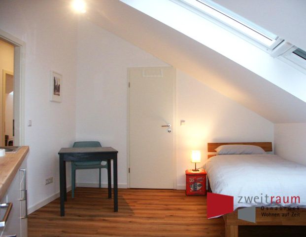 Sutthausen, modernes Apartment mit WohnSchlafraum und integrierter kl. Einbauküche. - Photo 1