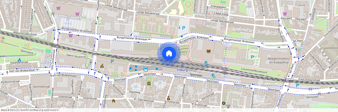 Spoorzone Noord-Oost, 5041 SC, Burgemeester Stekelenburgplein, Tilburg