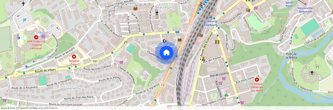 Chemin Monséjour 5, 1700 Fribourg